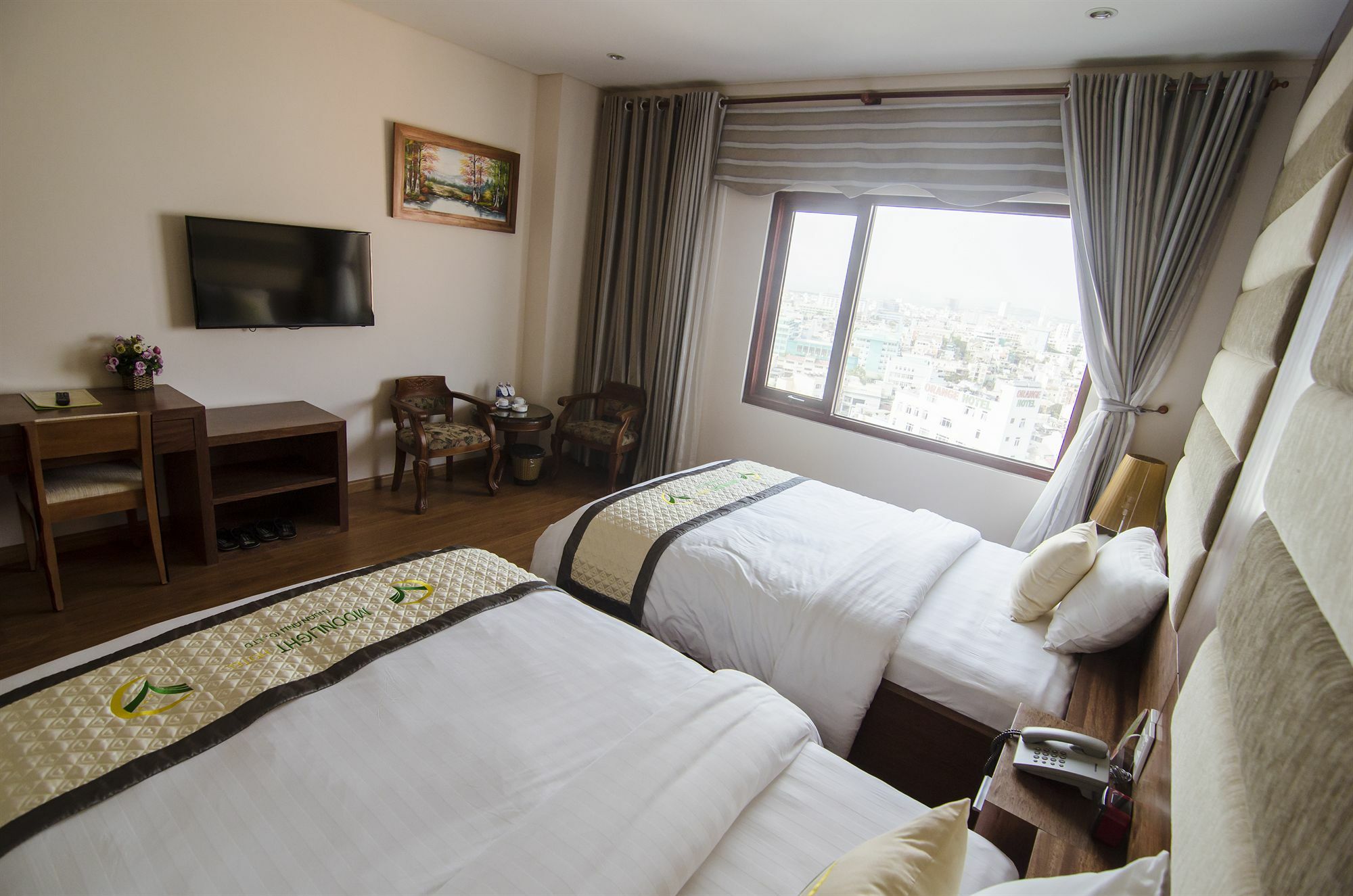 Moonlight Hotel Suites & Spa - City Center, High Floor, Great Location & Romantic River View & Dragon Bridge View Da Nang Eksteriør billede